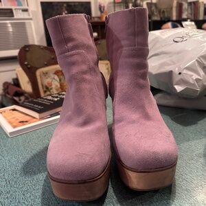 Charlotte Stone Paz Clog Boot Lilac
